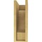 Ekena Millwork 6"W x 12"D x 18"H Classic Newport Rough Cedar Woodgrain TimberThane Corbel, Primed Tan CORUR06X12X18NEWRCPR - alternate 5